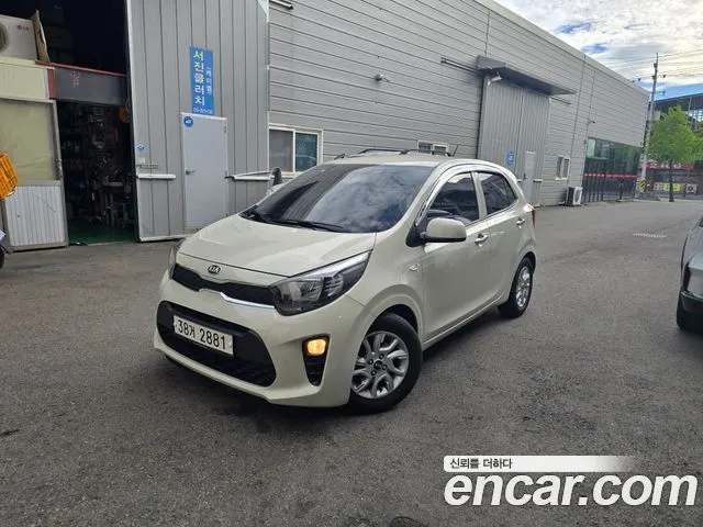 KIA MORNING 2019 — 72 250 км, белый-перламутр, Корея — под ключ — фото 1