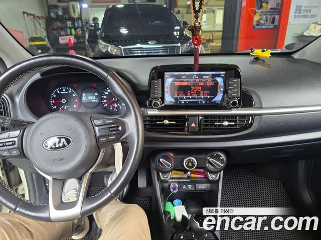 KIA MORNING 2019 — 72 250 км, белый-перламутр, Корея — под ключ — фото 6