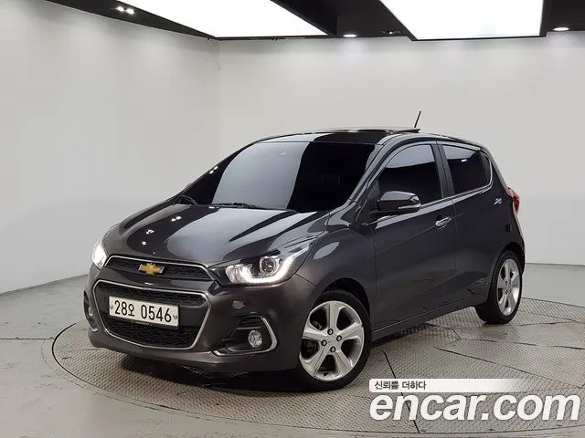 CHEVROLET SPARK 2016 — 93 775 км, серый, Корея — под ключ — фото 1
