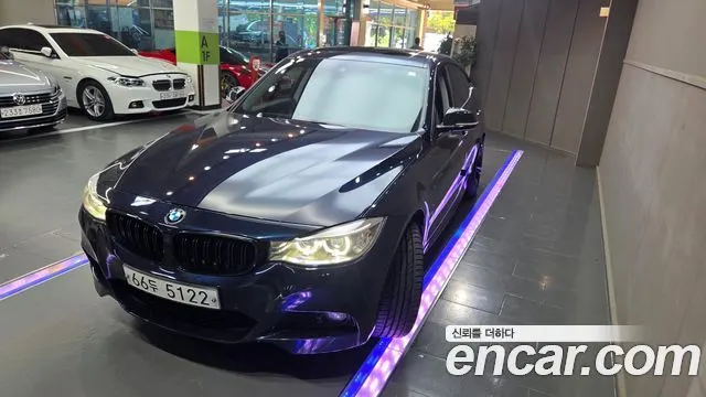 BMW 3 SERIES GT 2014 — 172 010 км, синий, Корея — под ключ — фото 4