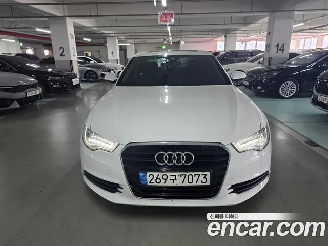 AUDI A6 2015 — 293 000 км, белый, Корея — под ключ — фото 12