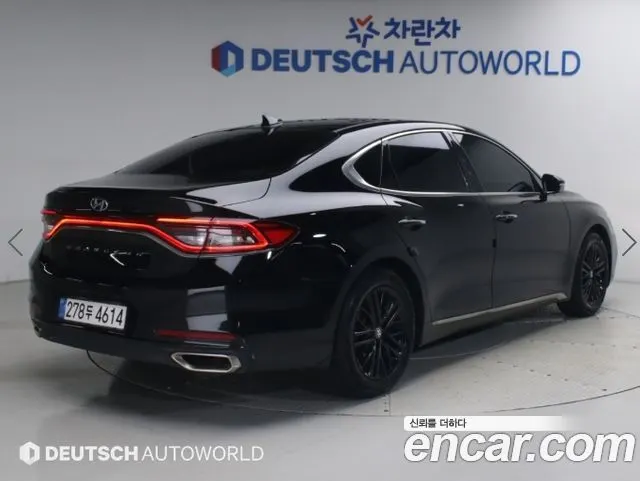 HYUNDAI GRANDEUR 2019 — 171 399 км, чёрный, Корея — под ключ — фото 2
