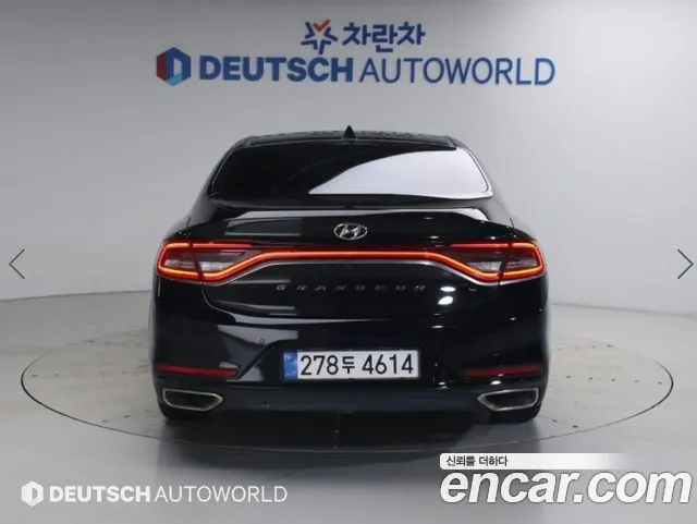 HYUNDAI GRANDEUR 2019 — 171 399 км, чёрный, Корея — под ключ — фото 4