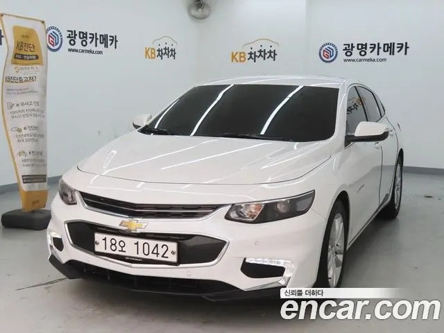 CHEVROLET MALIBU 2017 — 70 000 км, белый, Корея — под ключ — фото 2