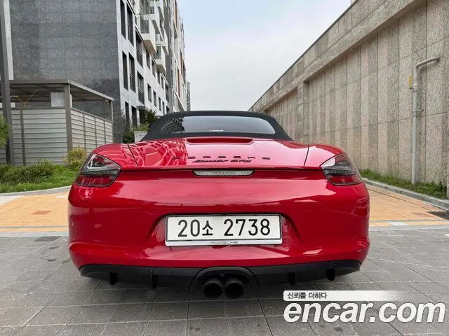 PORSCHE BOXSTER 2015 — 91 600 км, красный, Корея — под ключ — фото 4
