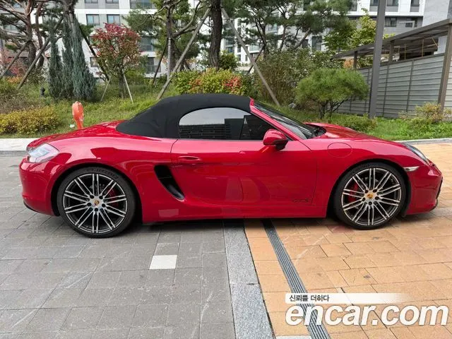 PORSCHE BOXSTER 2015 — 91 600 км, красный, Корея — под ключ — фото 6