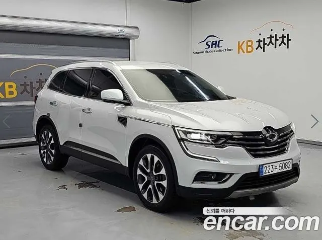RENAULT KOREA QM6 2017 — 121 253 км, белый, Корея — под ключ — фото 4