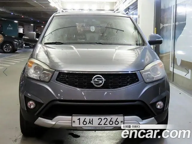 KGM KORANDO C 2015 — 126 252 км, серебристо-серый, Корея — под ключ — фото 2