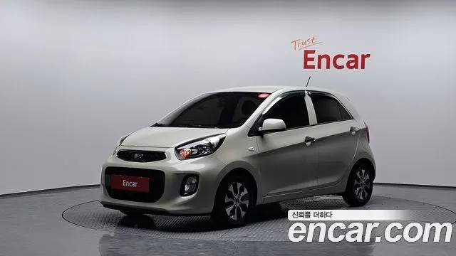 KIA MORNING 2016 — 59 370 км, белый-перламутр, Корея — под ключ — фото 1