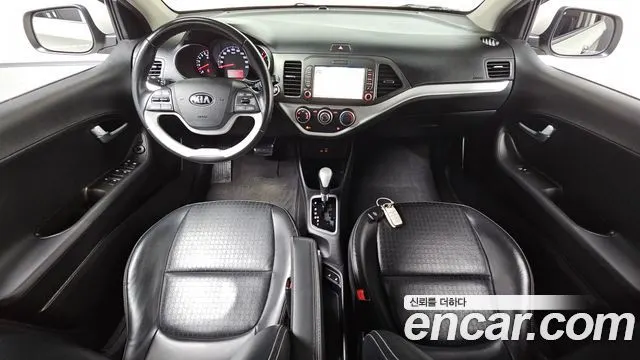 KIA MORNING 2016 — 59 370 км, белый-перламутр, Корея — под ключ — фото 7