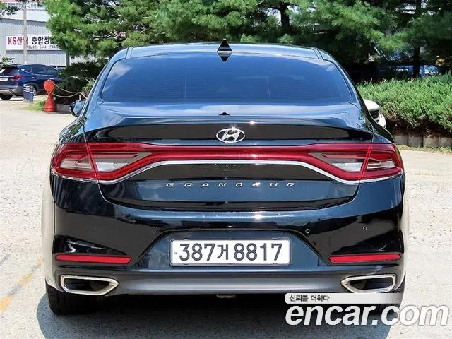 HYUNDAI GRANDEUR 2019 — 128 611 км, чёрный, Корея — под ключ — фото 4