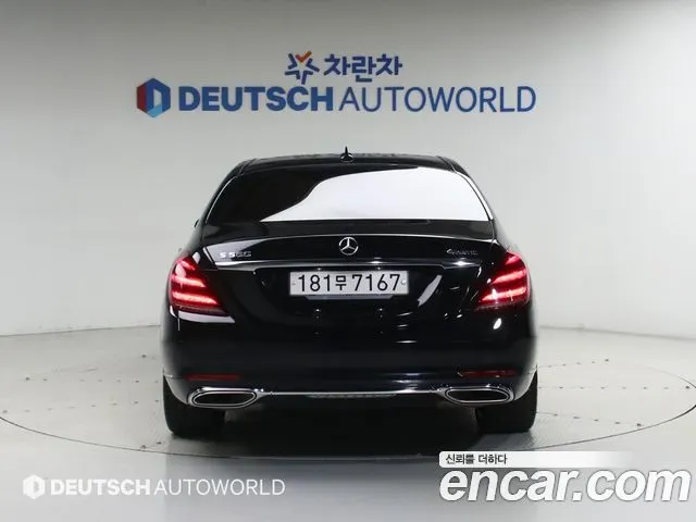 MERCEDES-BENZ S-CLASS W222 2019 — 77 377 км, чёрный, Корея — под ключ — фото 4