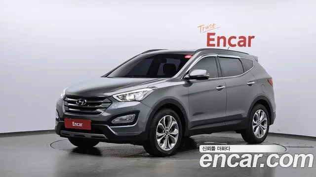 HYUNDAI SANTA FE 2015 — 178 962 км, серый, Корея — под ключ — фото 1