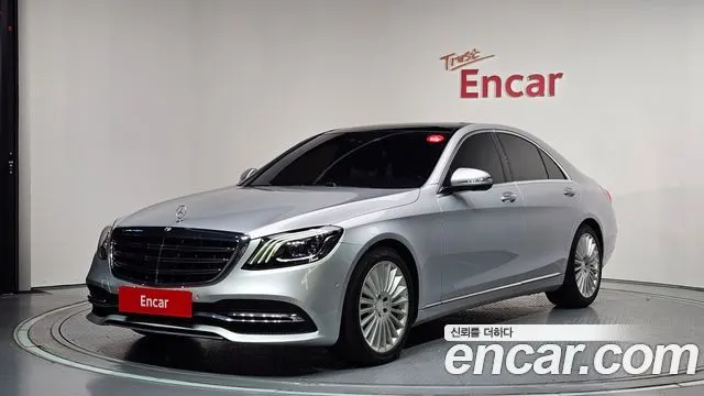 MERCEDES-BENZ S-CLASS W222 2019 — 149 737 км, серебристый, Корея — под ключ — фото 1