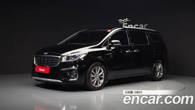 KIA CARNIVAL 2019 — 158 599 км, чёрный, Корея — под ключ — фото 1