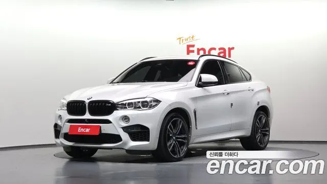 BMW X6M 2017 — 115 695 км, белый, Корея — под ключ — фото 1