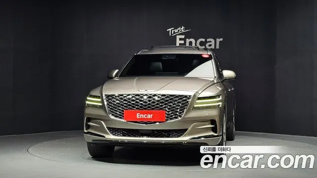 GENESIS GV80 2020 — 80 675 км, светло-золотистый, Корея — под ключ — фото 3