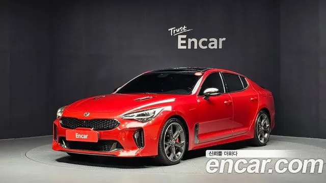 KIA STINGER 2019 — 217 725 км, красный, Корея — под ключ — фото 1