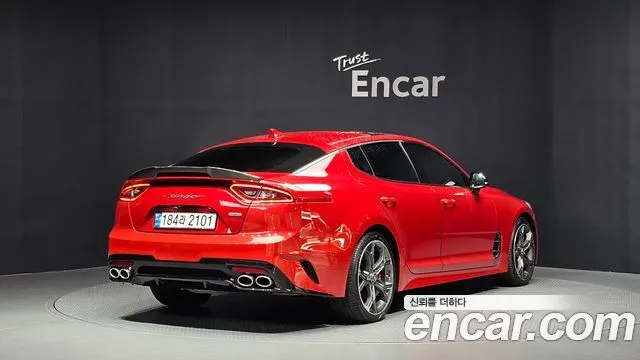 KIA STINGER 2019 — 217 725 км, красный, Корея — под ключ — фото 2