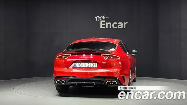 KIA STINGER 2019 — 217 725 км, красный, Корея — под ключ — фото 4