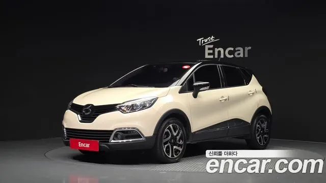 RENAULT KOREA QM3 2016 — 125 672 км, белый-перламутр, Корея — под ключ — фото 1