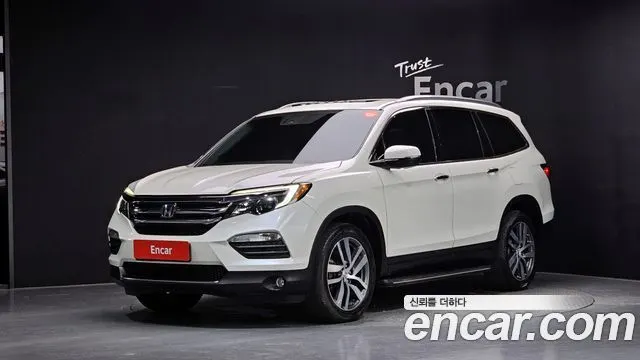 HONDA PILOT 2016 — 132 466 км, белый, Корея — под ключ — фото 1