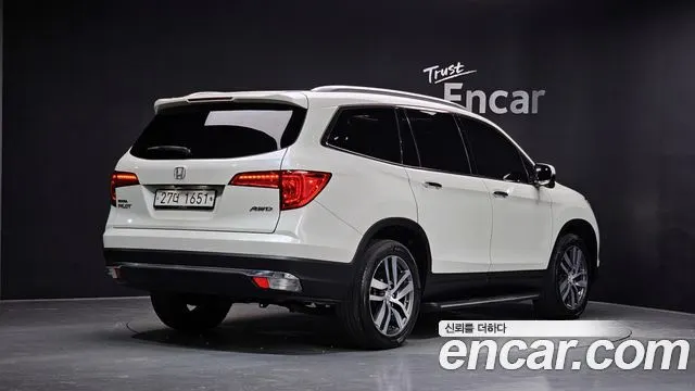 HONDA PILOT 2016 — 132 466 км, белый, Корея — под ключ — фото 2
