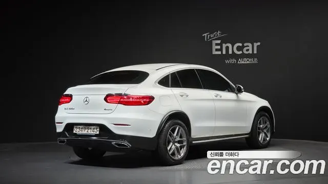 MERCEDES-BENZ GLC-CLASS X253 2018 — 99 685 км, белый, Корея — под ключ — фото 2