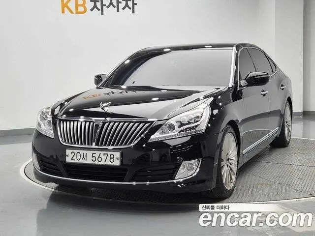 HYUNDAI EQUUS 2015 — 235 601 км, чёрный, Корея — под ключ — фото 1