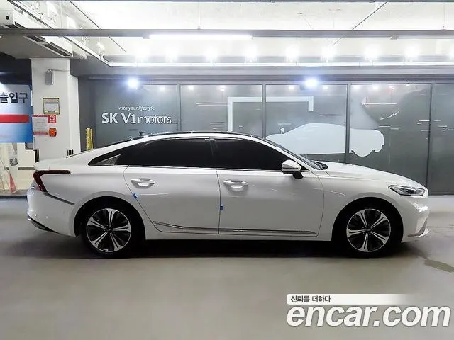 KIA K8 HYBRID 2024 — 52 000 км, белый, Корея — под ключ — фото 4