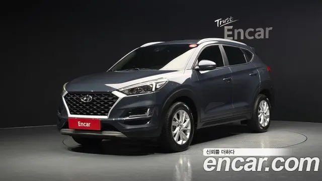 HYUNDAI TUCSON 2019 — 115 020 км, серый, Корея — под ключ — фото 1