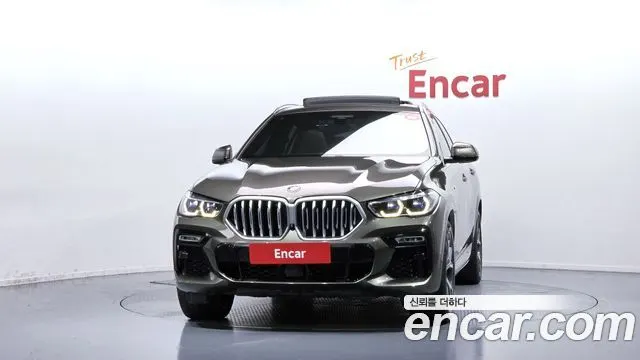 BMW X6 2021 — 159 285 км, светло-золотистый, Корея — под ключ — фото 3