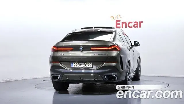 BMW X6 2021 — 159 285 км, светло-золотистый, Корея — под ключ — фото 4
