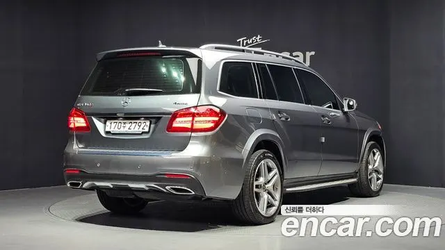 MERCEDES-BENZ GLS-CLASS X166 2018 — 87 374 км, серый, Корея — под ключ — фото 2
