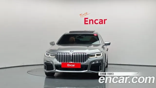BMW 7 SERIES 2021 — 194 649 км, светло-золотистый, Корея — под ключ — фото 3