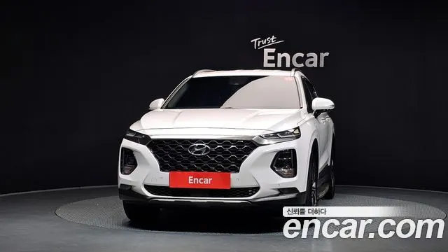 HYUNDAI SANTA FE 2019 — 95 927 км, белый, Корея — под ключ — фото 3