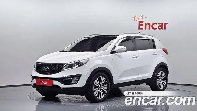 KIA SPORTAGE R 2014 — 146 413 км, белый, Корея — под ключ — фото 1
