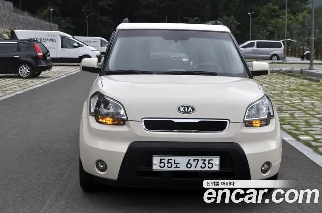 KIA SOUL 2009 — 79 800 км, белый-перламутр, Корея — под ключ — фото 1