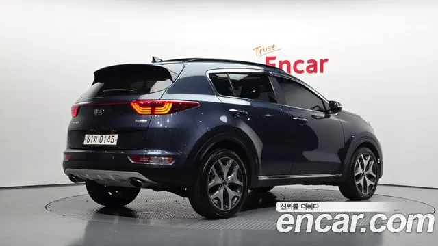 KIA SPORTAGE 2017 — 236 736 км, синий, Корея — под ключ — фото 2