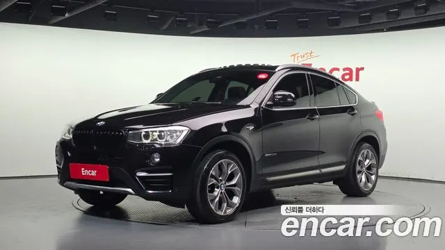 BMW X4 2017 — 118 658 км, чёрный, Корея — под ключ — фото 1