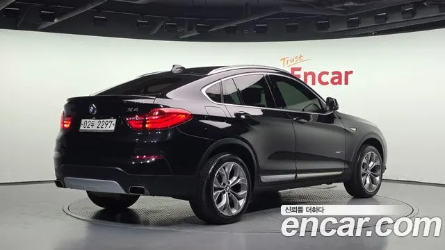 BMW X4 2017 — 118 658 км, чёрный, Корея — под ключ — фото 2