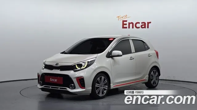 KIA MORNING 2017 — 162 380 км, белый-перламутр, Корея — под ключ — фото 1