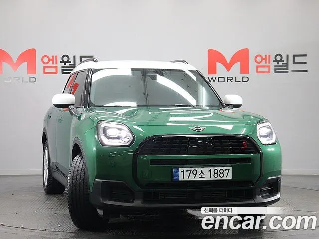 MINI COOPER S COUNTRYMAN 2025 — 18 114 км, зелёный, Корея — под ключ — фото 2