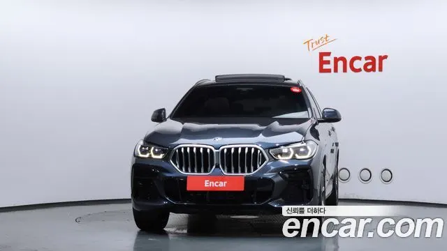BMW X6 2022 — 42 741 км, светло-серебристый, Корея — под ключ — фото 3