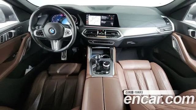 BMW X6 2022 — 42 741 км, светло-серебристый, Корея — под ключ — фото 7