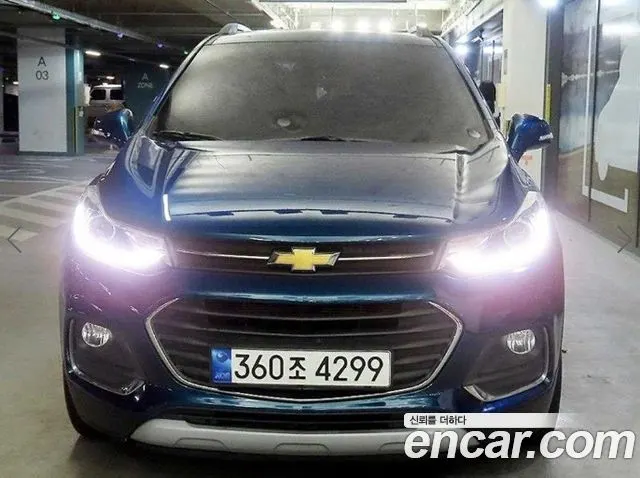 CHEVROLET TRAX 2019 — 113 876 км, синий, Корея — под ключ — фото 2