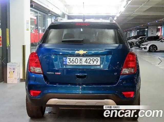 CHEVROLET TRAX 2019 — 113 876 км, синий, Корея — под ключ — фото 5