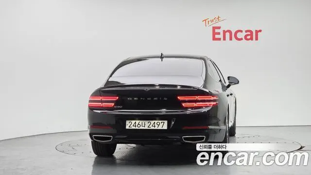GENESIS G80 2024 — 70 579 км, чёрный, Корея — под ключ — фото 4