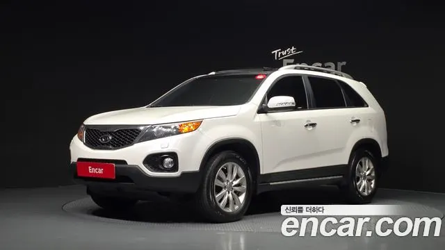 KIA SORENTO R 2011 — 191 087 км, белый, Корея — под ключ — фото 1