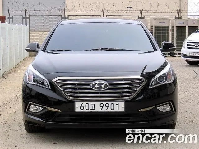 HYUNDAI SONATA 2015 — 175 258 км, чёрный, Корея — под ключ — фото 2